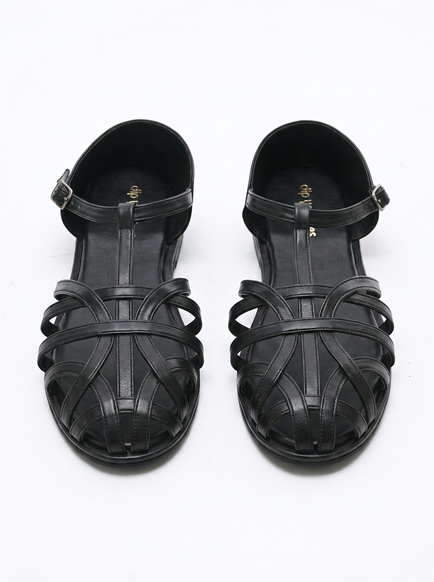 Amalfi Strappy sandals- Black