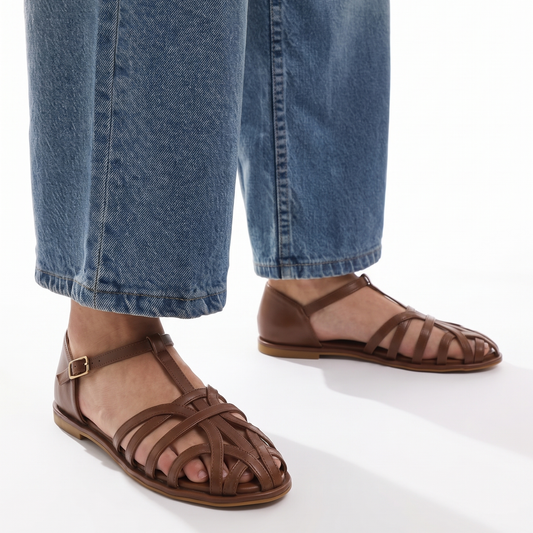 Amalfi Strappy sandals- Tan