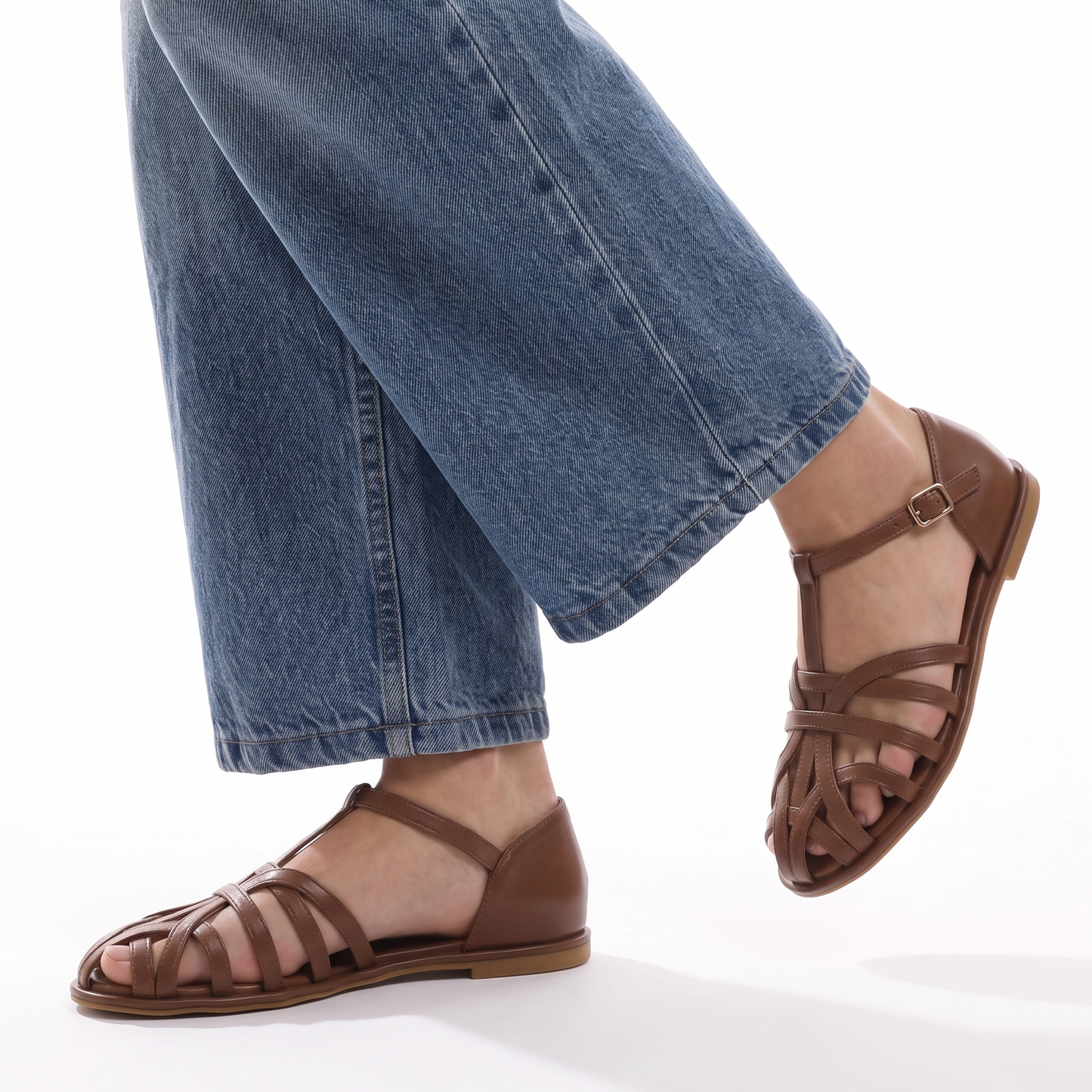 Amalfi Strappy sandals- Tan