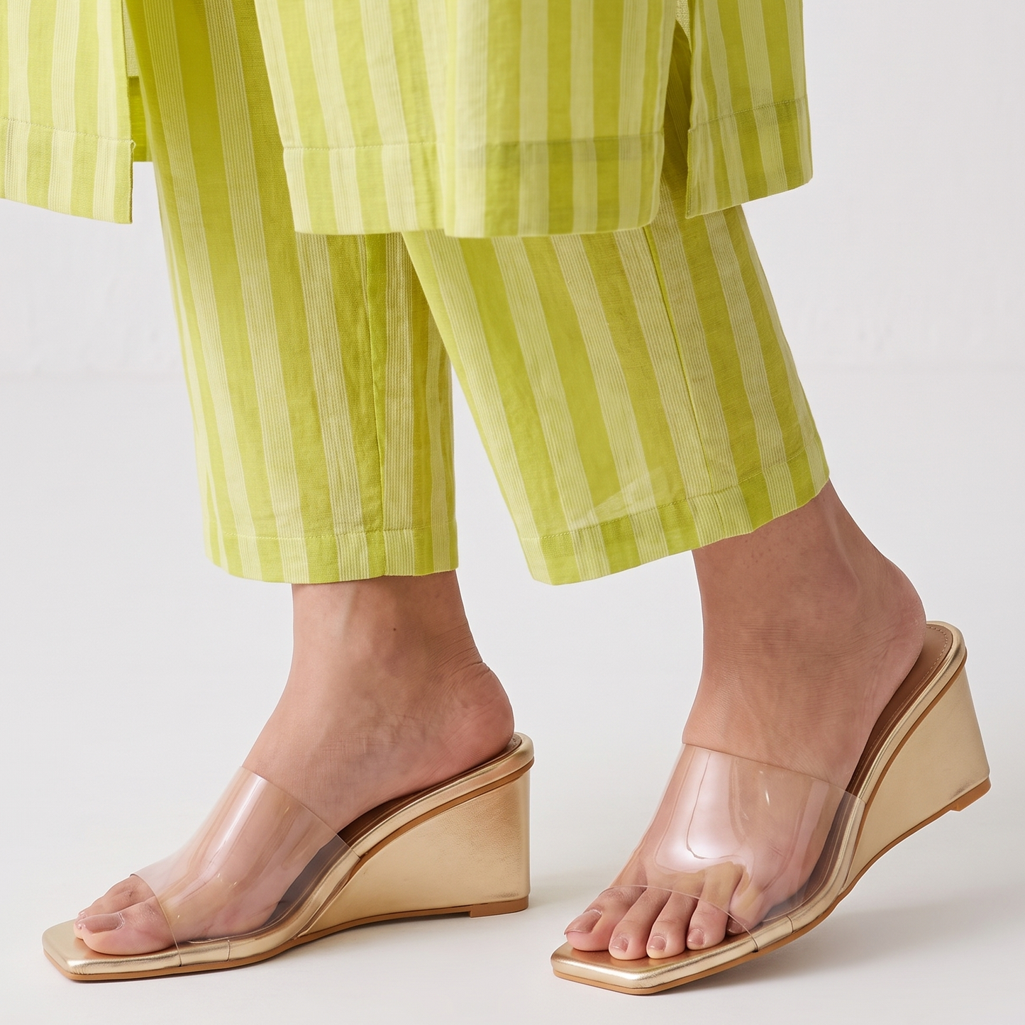 Gold Clear Wedges