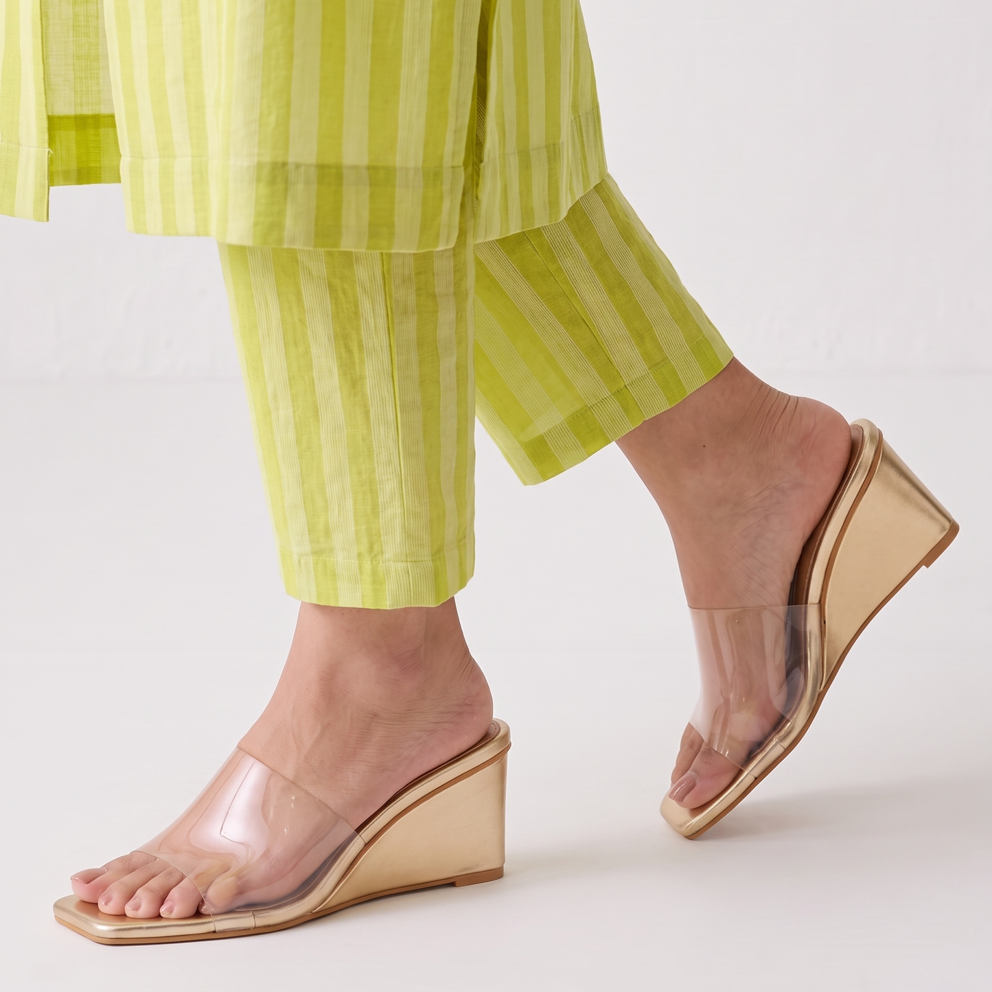 Gold Clear Wedges