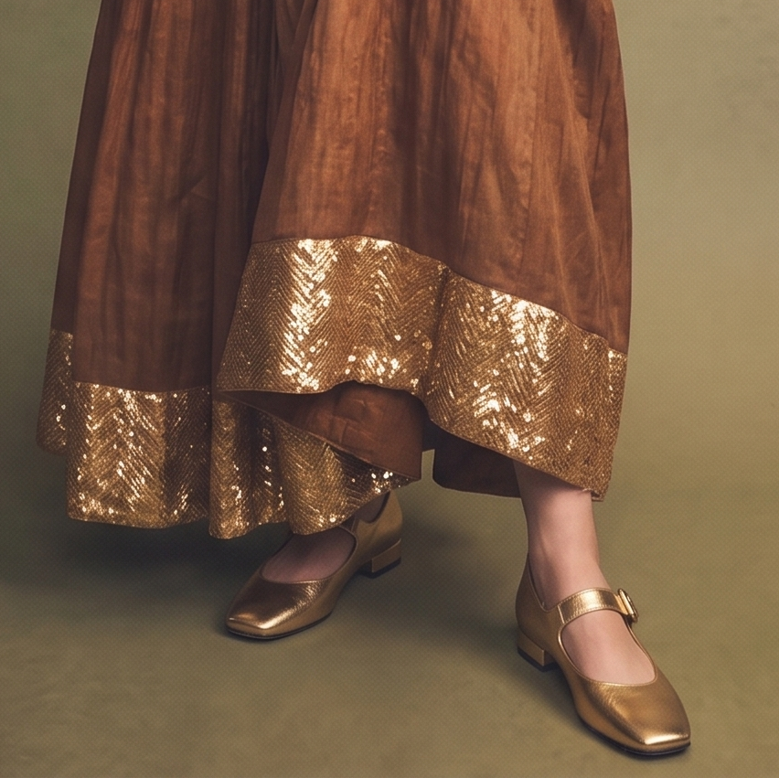 Sunset Mary Janes
